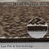 Braided Print Area Rugs for Living Room Non Slip Backing Farmhouse Accent Rug Non-Shedding Woven Carpet Foldable Low Pile Ultra Soft Indoor Rug - 3 of 4