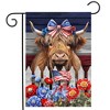 Briarwood Lane Summer Garden Flag 12x18 For Outdoor Patriotic Highland Cow For Summer Garden Flag Flags For Outside - 2 of 3
