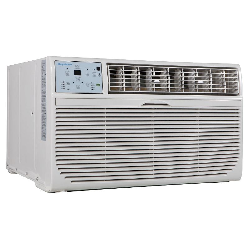 Keystone 10000-BTU 115V Through-the-Wall Air Conditioner KSTAT10-1C with &#34;Follow Me&#34; LCD Remote Control White, 4 of 5