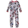 Disney Minnie Mouse Baby Girls 2 Pack Zip Up Sleep N' Play Coveralls Newborn to Infant - 2 of 4