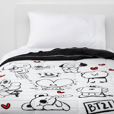 Twin BT21 Line Friends Comforter