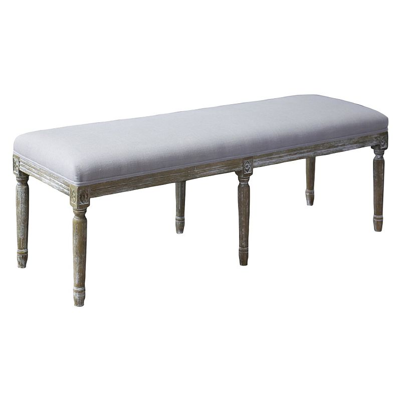 Clairette Wood Traditional French Bench - Baxton Studio, 4 of 6