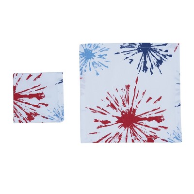 Split P Fireworks Cocktail Napkin Set of 4