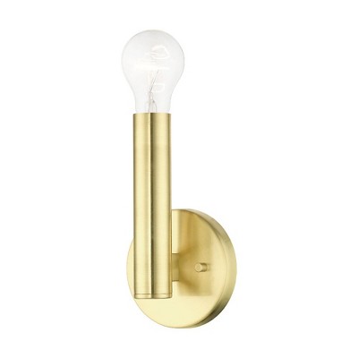 Livex Lighting Copenhagen 1 - Light Wall Light in  Satin Brass
