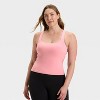 Women's Everyday Soft Square Neck Support Tank Top - All In Motion™ - 4 of 4