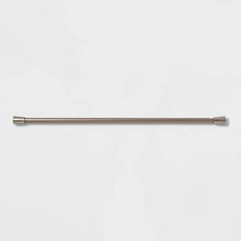72" Rust Resistant Shower Curtain Rod Brushed Nickel - Made By Design™