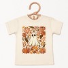Ghost Floral Collage - Youth Short Sleeve Graphic T-Shirt and Toddler Short Sleeve Graphic T-Shirt - 2 of 4