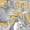 Kingdom Lion Yellow and Grey Animals Paste the Wall Wallpaper - 4 of 4