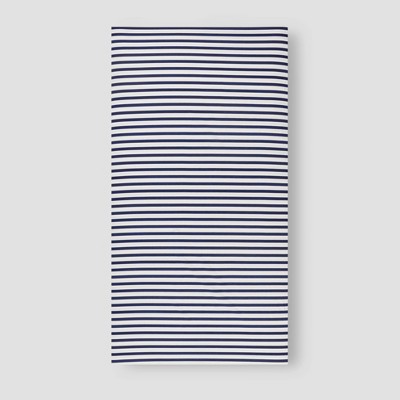 Layette by Monica + Andy Fitted Crib Sheet - Navy Stripes