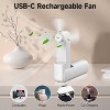 Link Handheld Mini Foldable 3 In 1 Fan Built In Portable Charger For Complete On the Go Freedom - Great For Indoor & Outdoor Use - 2 of 3
