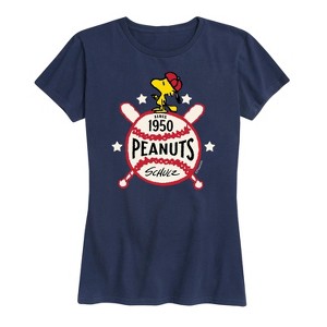 Women's - Peanuts - Peanuts Sports Short Sleeve Graphic T-Shirt - 1 of 4