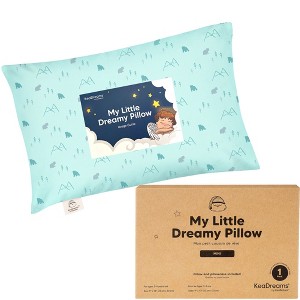 KeaBabies Mini Toddler Pillow with Pillowcase, 9x13 Small Pillow for Toddler, Soft Kids Pillow for Sleeping, Travel, Age 2-4 - 1 of 4
