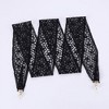 Anna-Kaci Women's Floral Lace Ribbon Belt with Oversized Bow and Pearl Drop Details 59in - 3 of 4