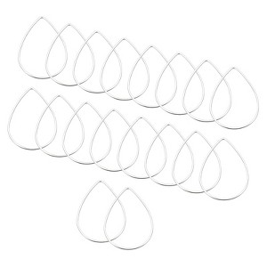 Unique Bargains Copper DIY Jewelry Making Wide Usage Easy to Use Beading Hoop Earrings 60Pcs - 1 of 4