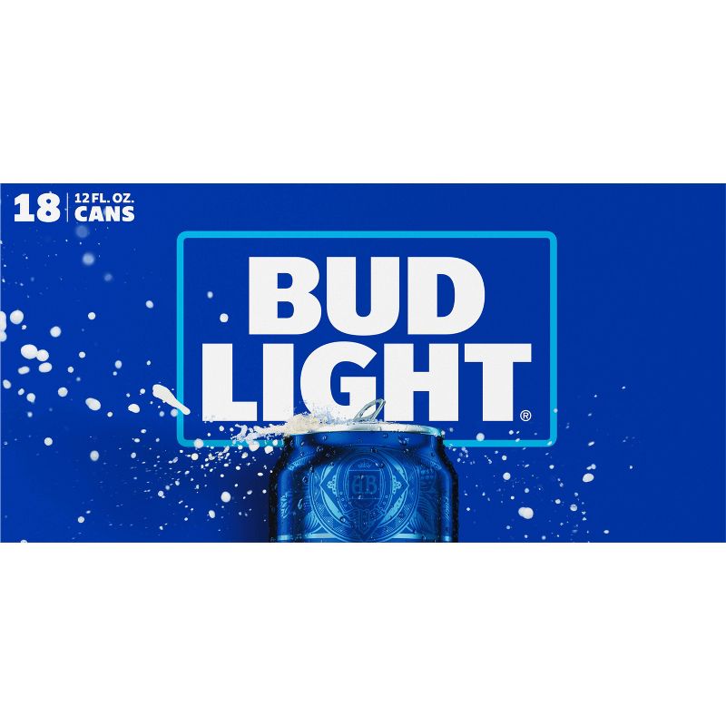 Bud Light Beer - 18pk/12 fl oz Cans, 4 of 13