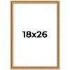 PosterPalooza | Refined Gold Picture Frame - UV Acrylic, Foam Board Backing, Hanging Hardware - 2 of 4