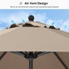PURPLE LEAF Patio Umbrella Outdoor Table Umbrella Aluminum Frame Market Umbrella Sun Umbrella with 8 Sturdy Ribs - 2 of 4