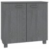 vidaXL Sideboard HAMAR Dark Gray 33.5 in.x13.8 in.x31.5 in. Solid Wood Pine - 2 of 4