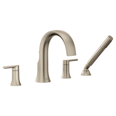 Moen Ts984 Doux Widespread Deck Mounted Roman Tub Filler With