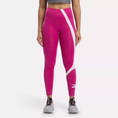 Reebok Workout Ready Vector Leggings Xs Semi Proud Pink : Target