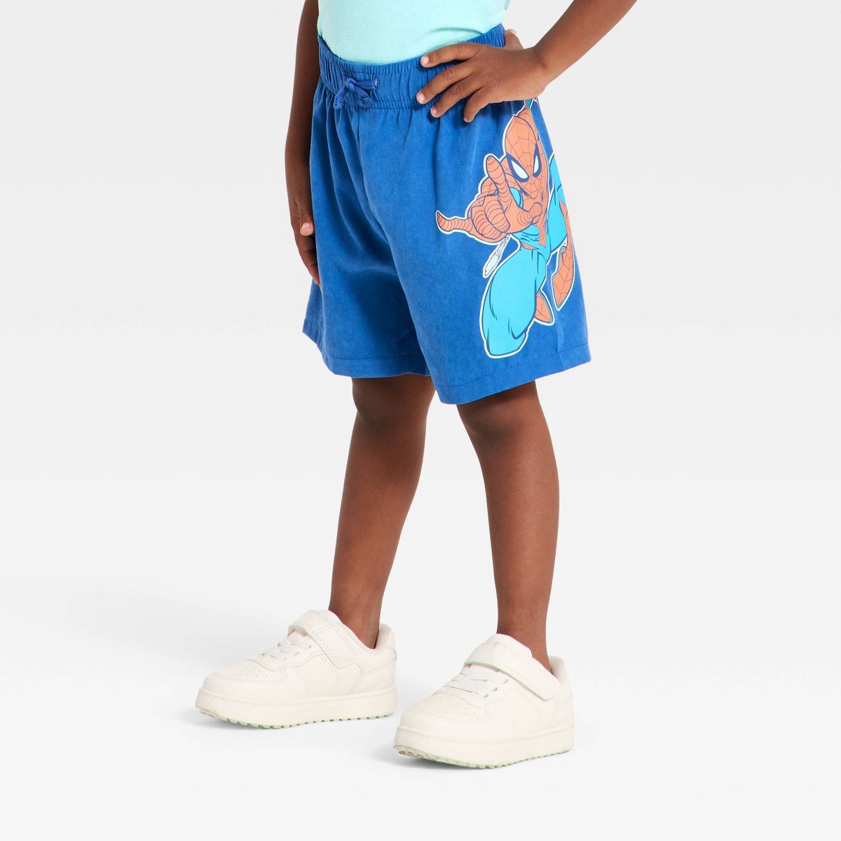 Toddler Boys' 2pc Marvel Spider-Man T-Shirt & Shorts Set - Blue - thumbnail 4