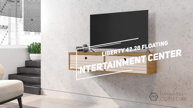 40" Liberty Floating Entertainment Center - Manhattan Comfort, 2 of 9, play video
