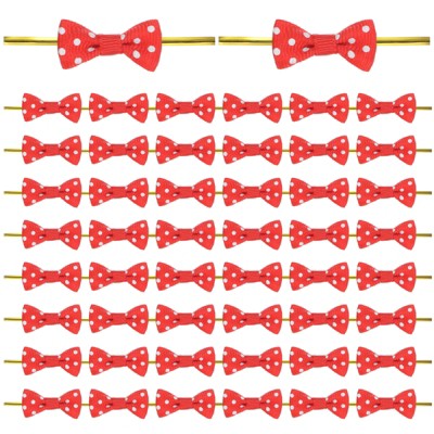 Unique Bargains Polyester Multipurpose Use Durable Flexible Gift Wrap Bows 200 Pcs