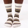 Classic Brown Striped Socks from the Sock Panda (Men's Sizes, Adult Large) - 2 of 4