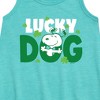 Girls' - Peanuts - Snoopy Lucky Dog Graphic Sleeveless Aline Dress - 2 of 4