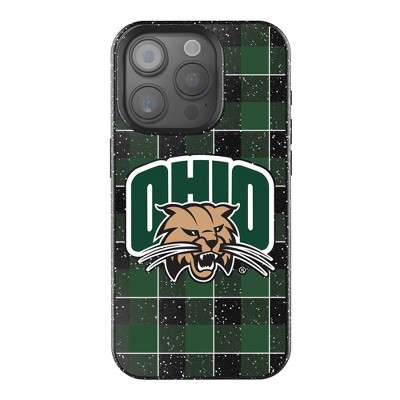 Keyscaper NCAA Plaid Bling Cell Phone Case for iPhone 16 Plus