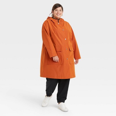 plus size rain coat