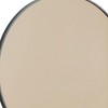 HomeRoots 20" Black Metal Round Framed Bathroom Vanity Mirror - 4 of 4