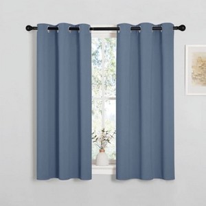 NICETOWN Grommet Top Blackout Curtains, Thermal Insulated Noise Reducing Window Drapes (Set of 2) - 1 of 4