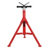 Pipe Jack Stand, V-Head Pipe Jack Stand with Adjustable Height 28"-52", Heavy-Duty Folding Pipe Stand , 2500 Lbs Load Capacity - 2 of 4
