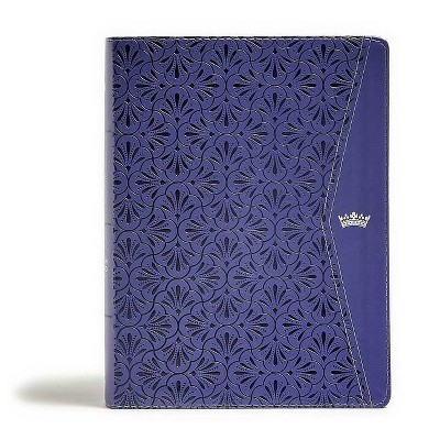 CSB Tony Evans Study Bible, Purple Leathertouch - (Leather Bound)