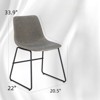 FONTOI Dining Chairs Set of 4, Practical Kitchen Chairs with Upholstered Seat for Kitchen Living Room Apartment Office - 3 of 4