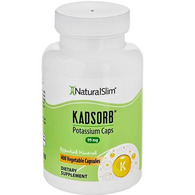 NaturalSlim Kadsorb Potassium Citrate Capsules, 400 Ct