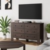 Whizmax Dresser for Bedroom with 6 Drawers, Wood Drawer Dresser with Metal Handle, Chest of Drawers for Bedroom, Living Room, Hallway, Home Office - 2 of 4