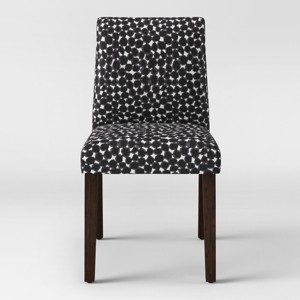 Modern Dining Chair Abstract Black/White Dot - Project 62