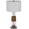 Cal Lighting BO-3127TB 150W 3 Way Everett Bubbled Glass Table Lamp - 3 of 4