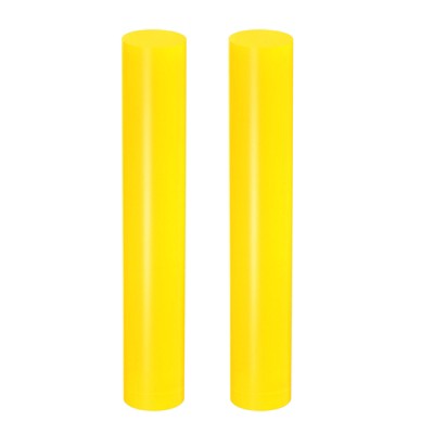 Unique Bargains DIY Crafts Acrylic Round Tube Non-Stick Durable Smooth Clay Roller 2 Pcs