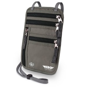 Generic Wallet, RFID Blocking Passport Holder, Easy to Conceal Travel Pouch - 1 of 4