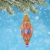 Cody Foster 4.5 Inch Midcentury Diamonds Small Christmas Tree Ornament , Christmas Decor Waffle Honeycomb Drop (1PC) - 2 of 4
