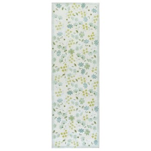 Martha Stewart Floral - MSRW189 - Indoor Power Loomed Machine Washable Skid-Resistant Rugs - 1 of 4
