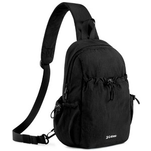 Sling Bag for Women, Casual Crossbody Handbag Fashionable Shoulder Backpack Lightweight Chest Bag(Black) - 1 of 4