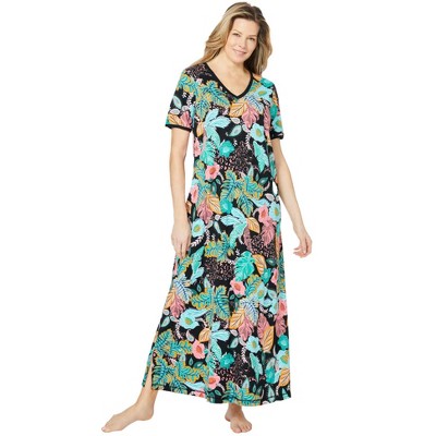 Dreams & Co. Plus Size Long T-Shirt Lounger