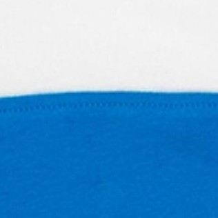 white & blue color block