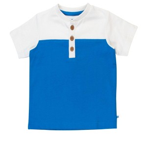 RuggedButts Toddler Boys Short Sleeve Knit Henley - 1 of 4