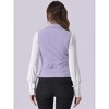 INSPIRE CHIC Women's Lapel Collar Dressy Versatile Racerback Waistcoat Suit Vest - 4 of 4