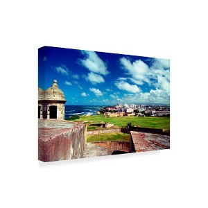 Trademark Fine Art -J.D. Mcfarlan 'San Juan, Puerto Rico' Canvas Art - 1 of 3